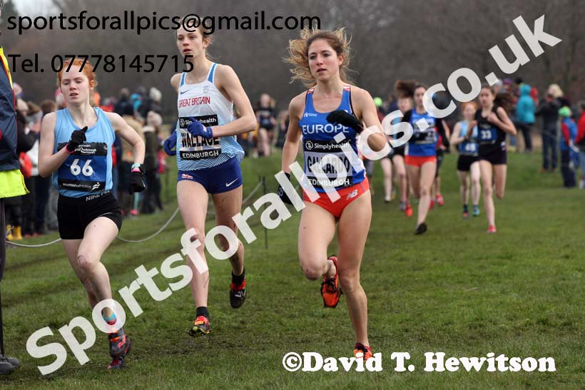 Simplyhealth Great Edinburgh XCountry junior women, 2018 Simplyhealth Great Edinburgh International XCountry. Photo: David T. Hewitson/Sports for All Pics